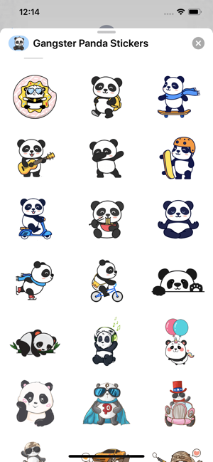 Gangster Panda Stickers(圖2)-速報App