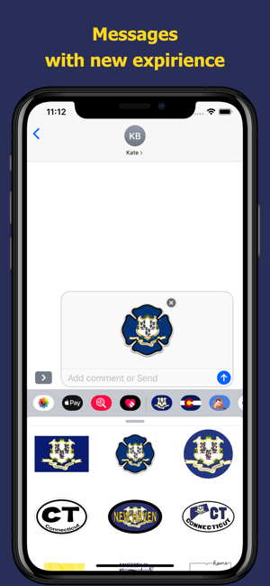 Connecticut emojis - USA moji(圖3)-速報App