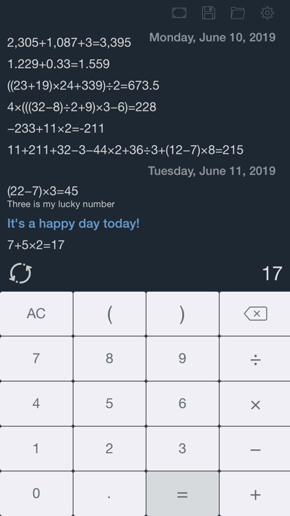 Calculator - history function screenshot-8