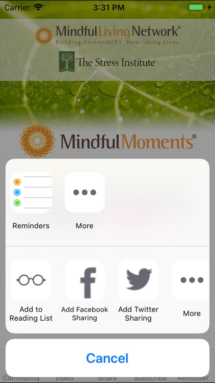 Mindful Living