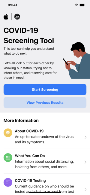 ‎Apple COVID-19 Screenshot