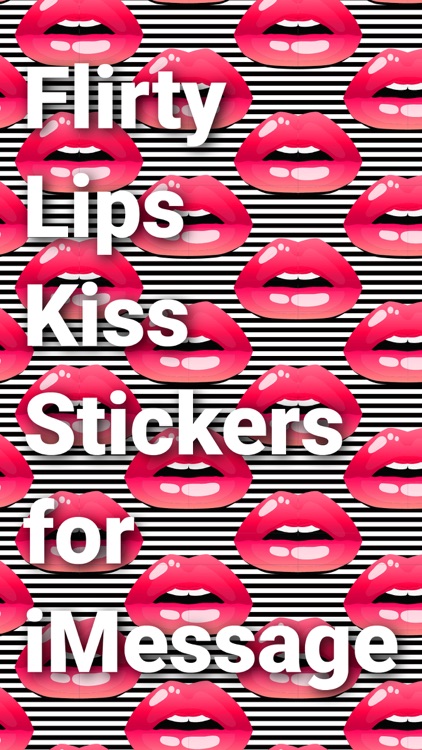 Lipstick Kiss Marks Stickers