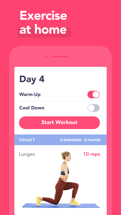 Slim Workouts: Fitness App screenshot 4