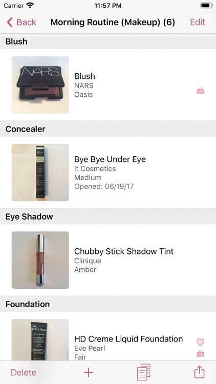 myBeautyCache Makeup Organizer screenshot-4