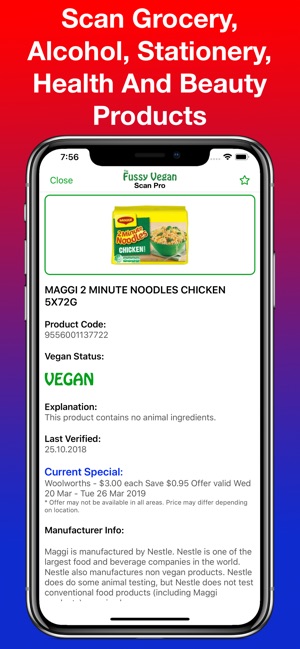 Fussy Vegan Scan Pro(圖2)-速報App