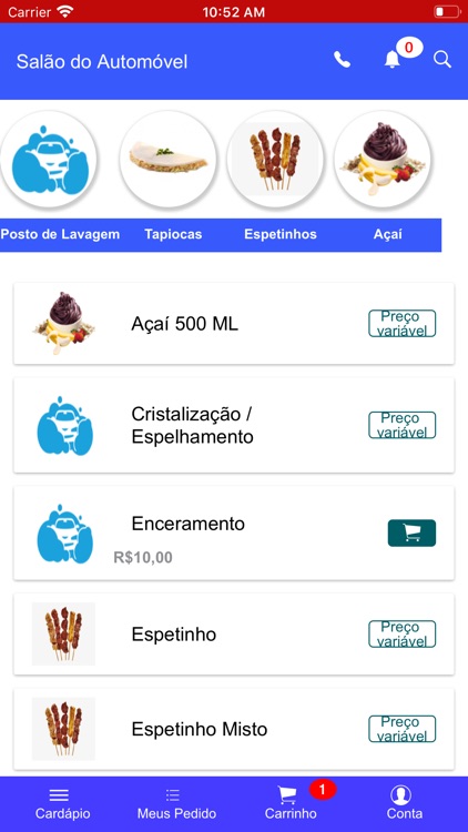 Posto de Lavagem Salão do Auto