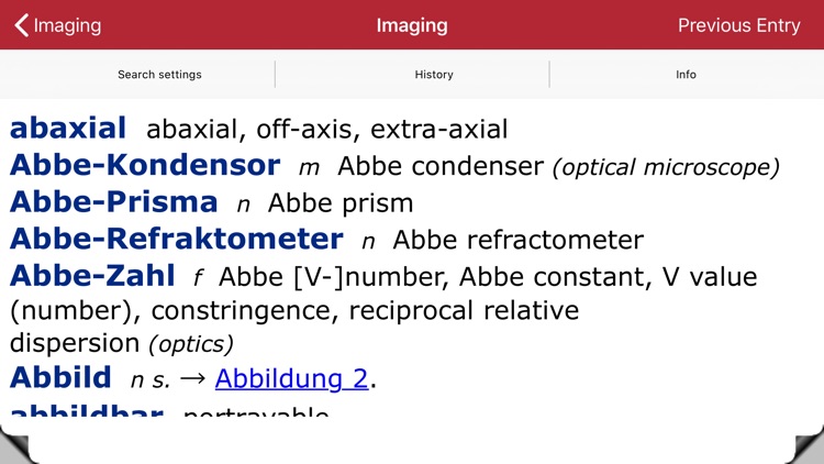 Dictionary of Imaging DE-EN screenshot-3