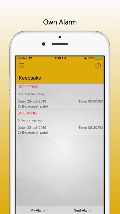 How to cancel & delete Keepsake - Alarm for buddies from iphone & ipad 4