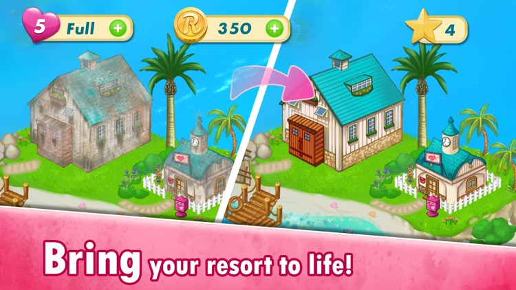 Tropic Cove: Match 3 Resort screenshot-4