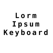 Lorem Ipsum Keyboard