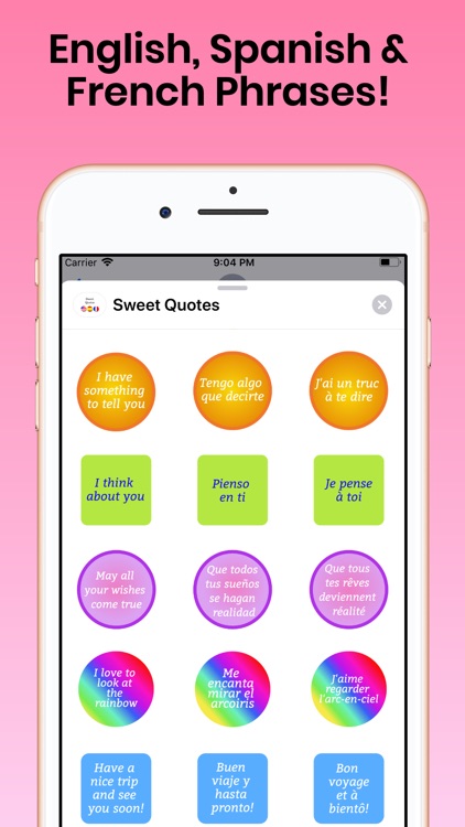 Sweet Quotes for iMessage screenshot-1