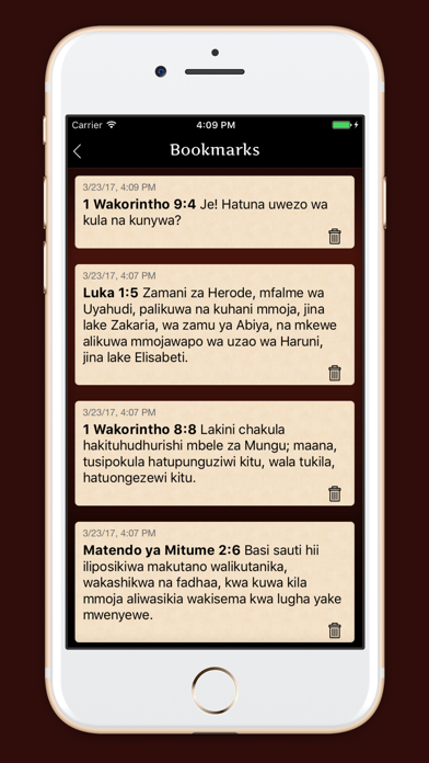 How to cancel & delete Biblia Takatifu ya Kiswahili from iphone & ipad 4