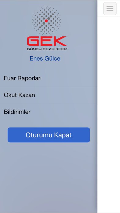 Gekvizyon Rapor screenshot 2