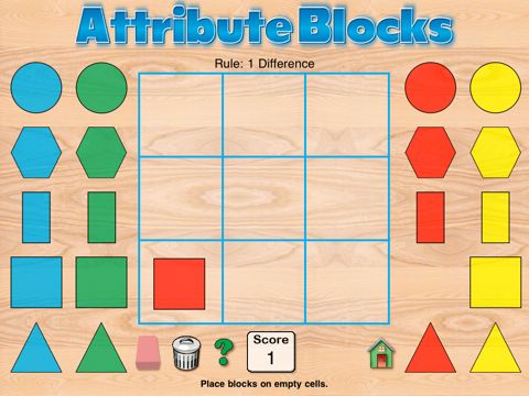 Hands-On Math Attribute Blocks - náhled