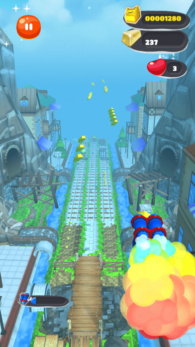 Mine Runner - 3D Pixel Runner screenshot 2