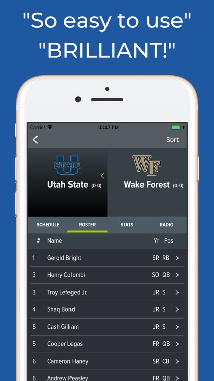 Utah State Football Schedules