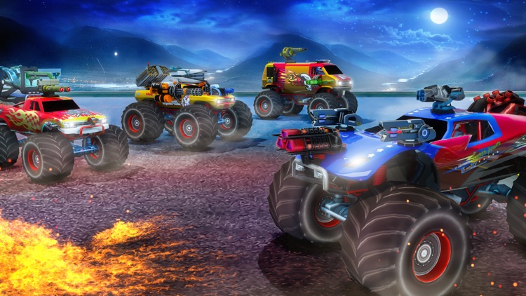 Monster Truck Shooting Game screenshot-3