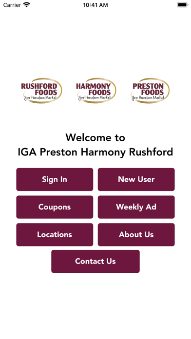 Rushford–Preston–Harmony Foods screenshot 4