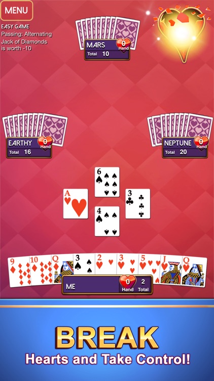 Hearts - Classic Card Game screenshot-3