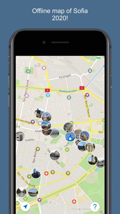 Sofia 2020 — offline map