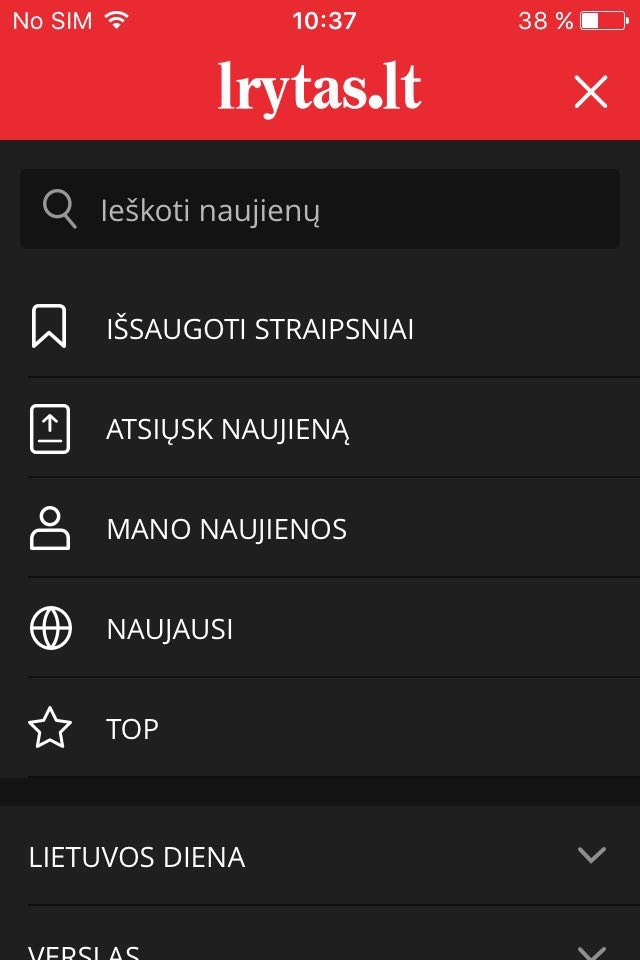 Lrytas.lt naujienos screenshot 3