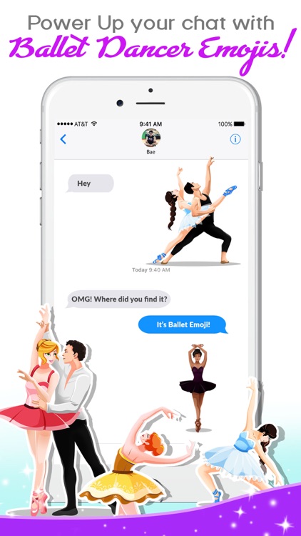 Ballet Dancing Emoji Stickers