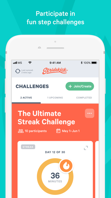 Stridekick Activity Challenges screenshot 2