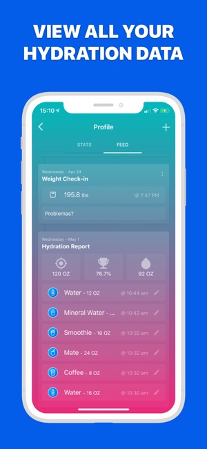 Waten - Water Tracker Reminder(圖4)-速報App