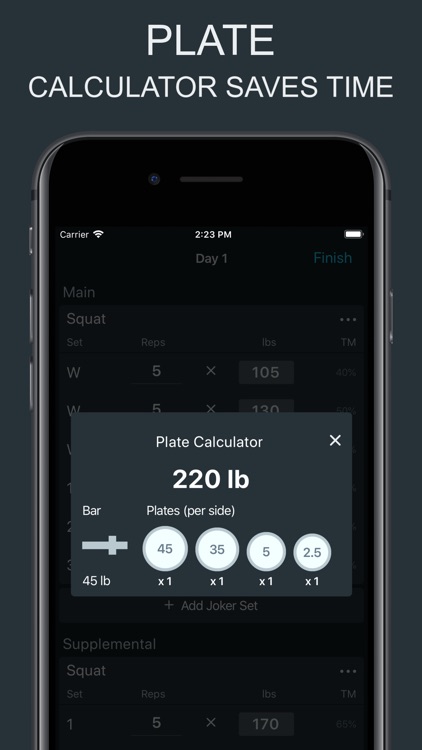 Ultimate 5/3/1 - Workout Log screenshot-5