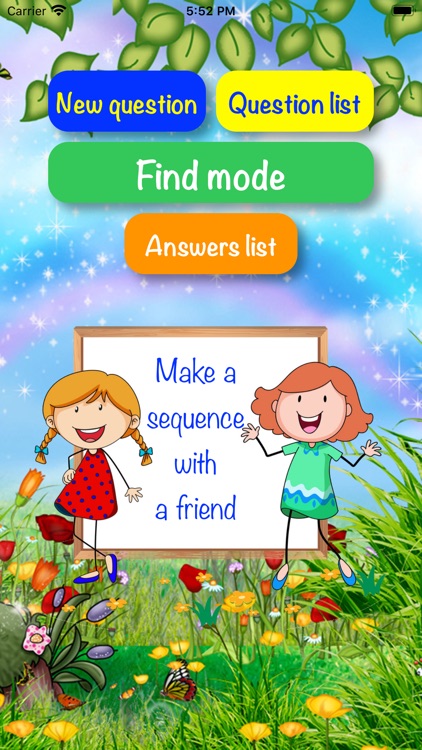 Make a sequence with a friend