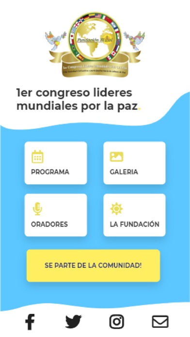 How to cancel & delete Congreso Mundial por La Paz from iphone & ipad 1