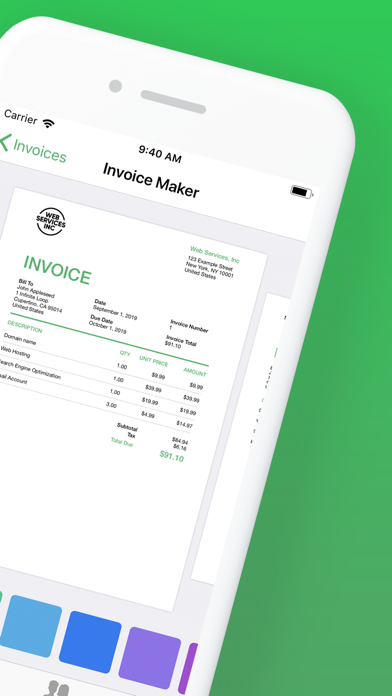 Invoice Maker: PDF Generator screenshot 2