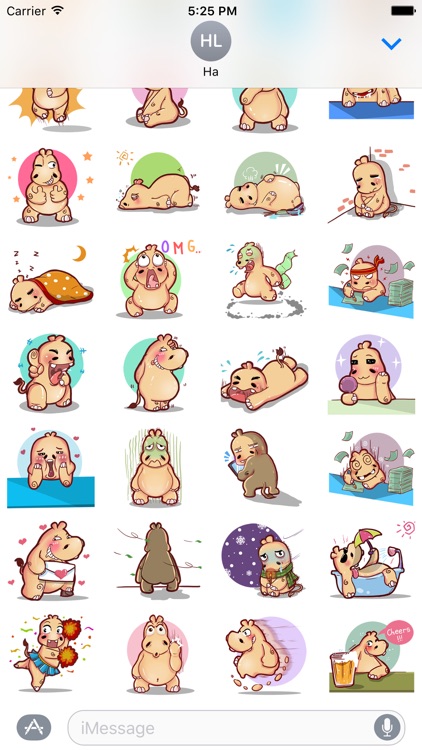 Super Hippo Stickers