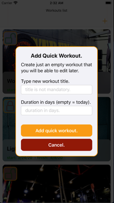 Workoutter screenshot 4