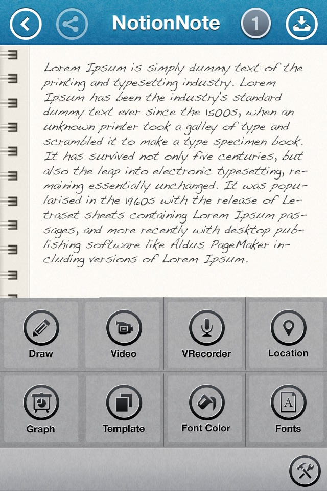 NotionNote screenshot 2