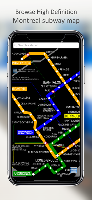 MetroMap Montreal STM Network