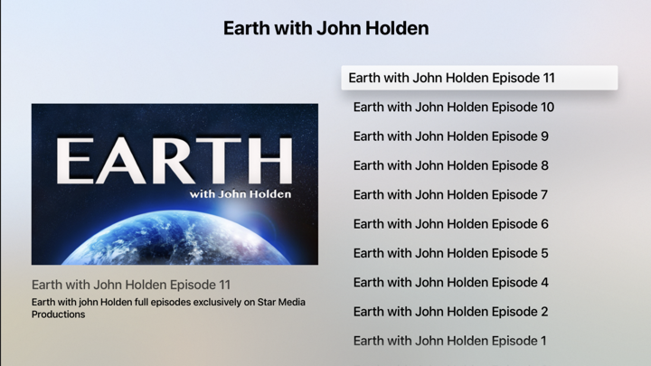 Screenshot #1 pour EARTH with JOHN HOLDEN