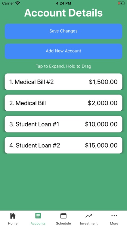 Debt2Wealth Calculator