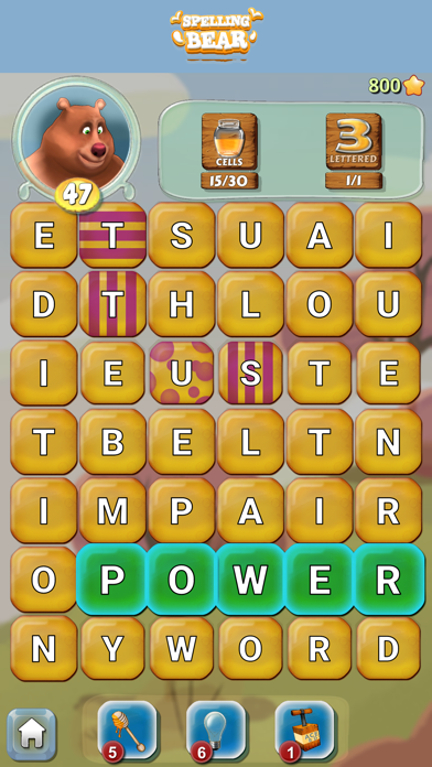 Spelling Bear :Honey Word Hunt screenshot 1