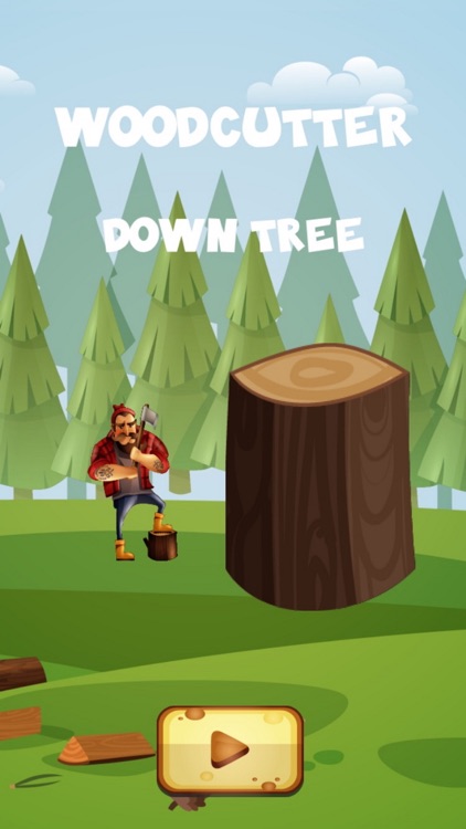 WOODCUTTER DOWN TREE