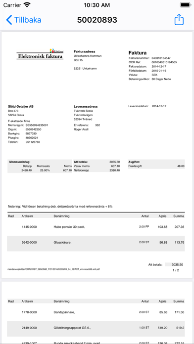 How to cancel & delete Raindance - Attestera Fakturor from iphone & ipad 3