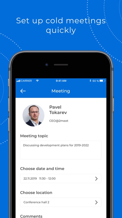 2Meet - business app for event