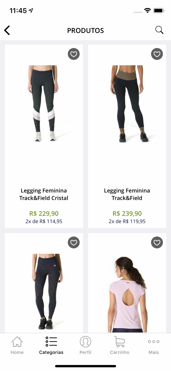 TrackField Roupa Esportiva