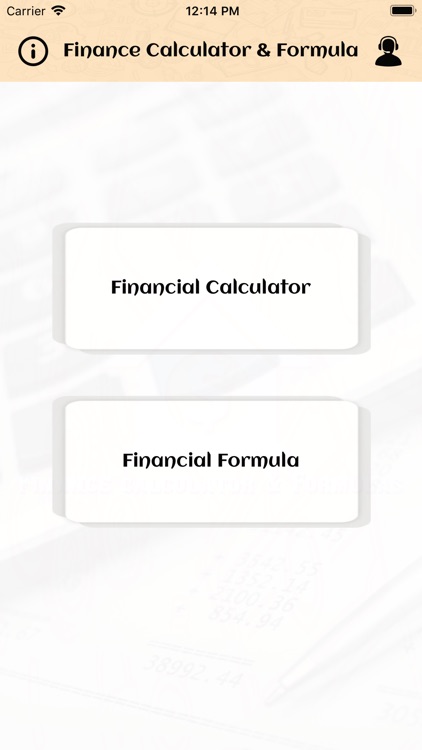 Finance Calculator N Formulas