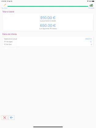 Screenshot 3 Calculadora ERTE iphone