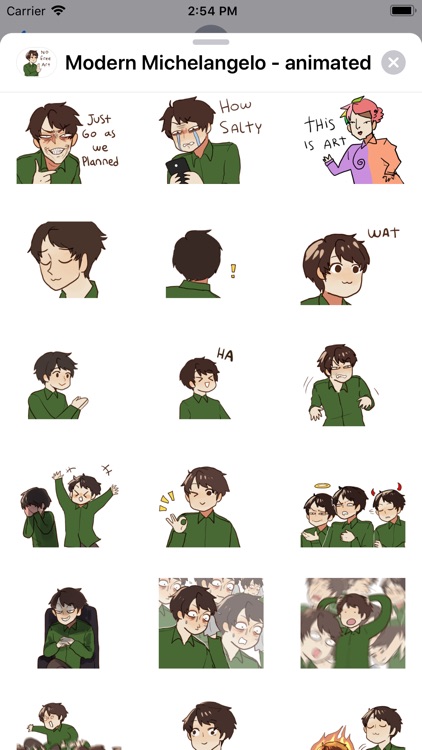 Modern Michelangelo - animated