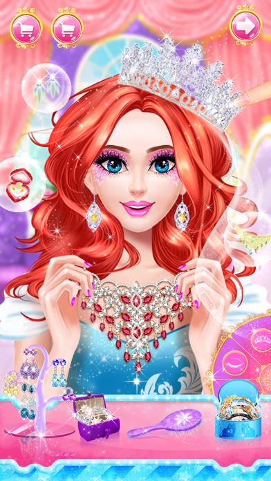 Princess dress up fashion game screenshot 2