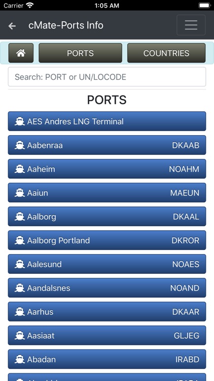 cMate-Ports Info