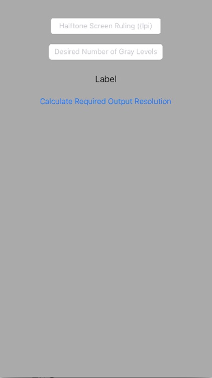 Required Output Resolution