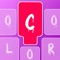 Coolor Keyboard - color keyboard with HD background themes, fancy 